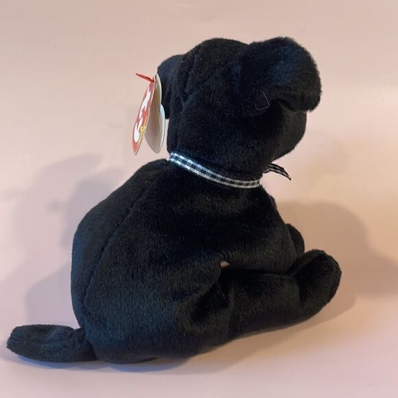 1999 Original Ty Beanie Baby Luke the Black Lab NWT excellent Used Condition 6” - Picture 4 of 11
